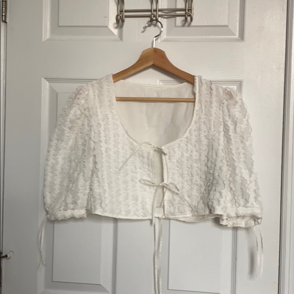 White Ruffle Set - image 1